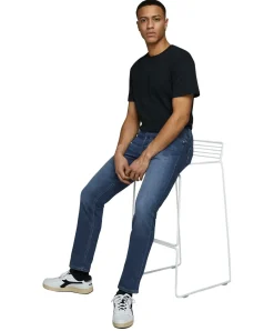 Jack & Jones Jeans Slim Fit Glenn Original in mittelblau