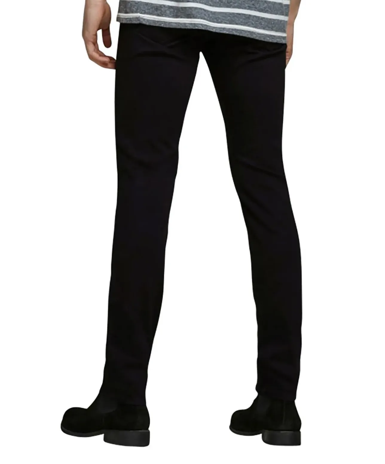 Jack & Jones Jeans Slim Fit Glenn Icon aus schwarzem Super-Stretch