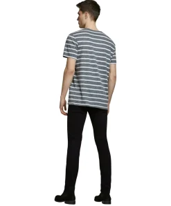 Jack & Jones Jeans Slim Fit Glenn Icon aus schwarzem Super-Stretch