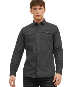 Jack & Jones Jeanshemd Heridan in Schwarz