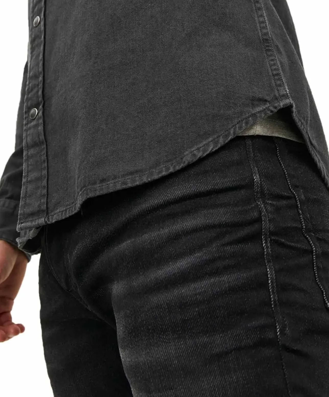 Jack & Jones Jeanshemd Heridan in Schwarz