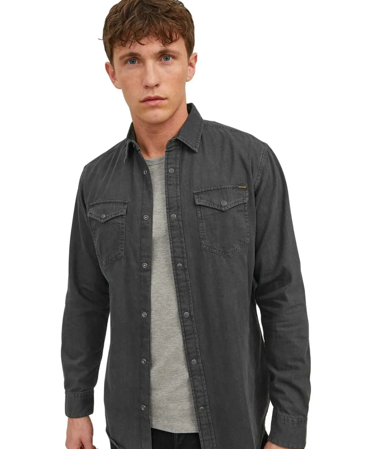 Jack & Jones Jeanshemd Heridan in Schwarz
