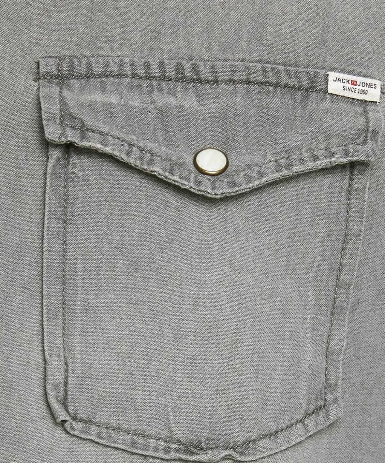 Jack & Jones Jeanshemd Heridan in grauer Used-Waschung