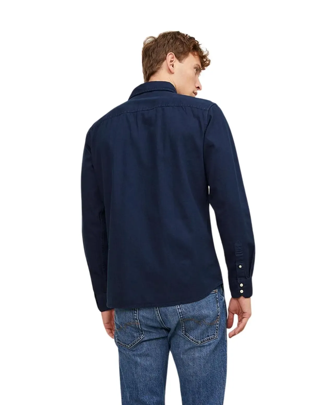 Jack & Jones Jeanshemd Heridan Shirt in Dunkelblau