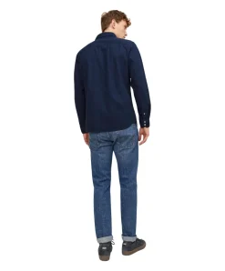 Jack & Jones Jeanshemd Heridan Shirt in Dunkelblau