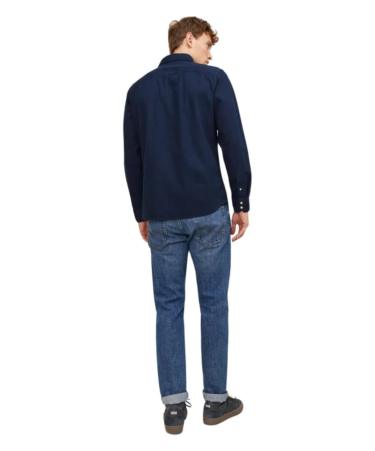 Jack & Jones Jeanshemd Heridan Shirt in Dunkelblau