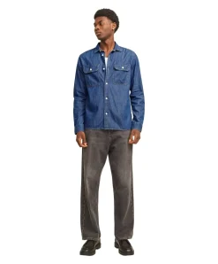 Jack & Jones Jeanshemd Travis aus Bio-Baumwolle in Blau