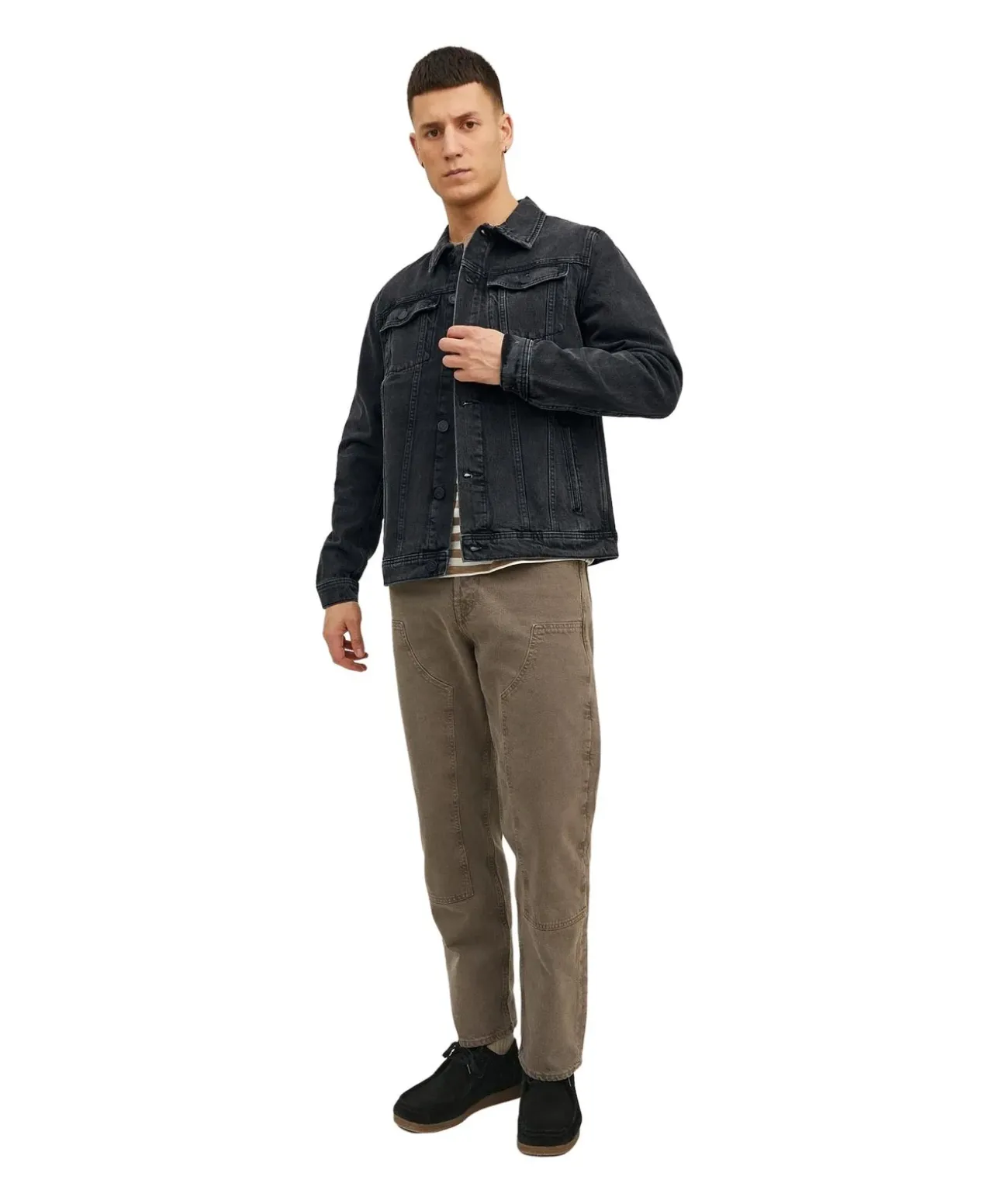 Jack & Jones Jeansjacke Jean in Schwarz