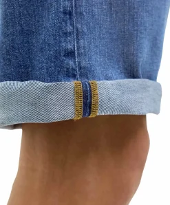 Jack & Jones Jeansshorts Rick in verwaschenem Mittelblau