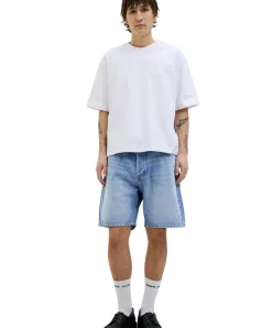 Jack & Jones Jeans-Shorts Tony in Stone-Waschung