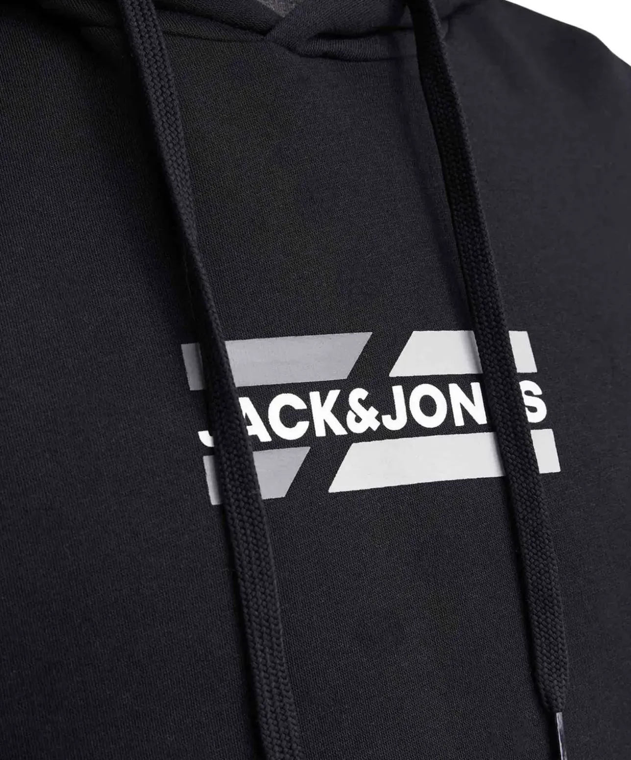 Jack & Jones Kapuzenpullover Corp Graphic Sweat in Schwarz