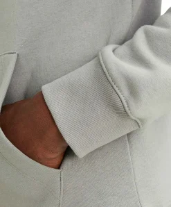 Jack & Jones Kapuzenpullover in Grau aus Bio-Baumwolle
