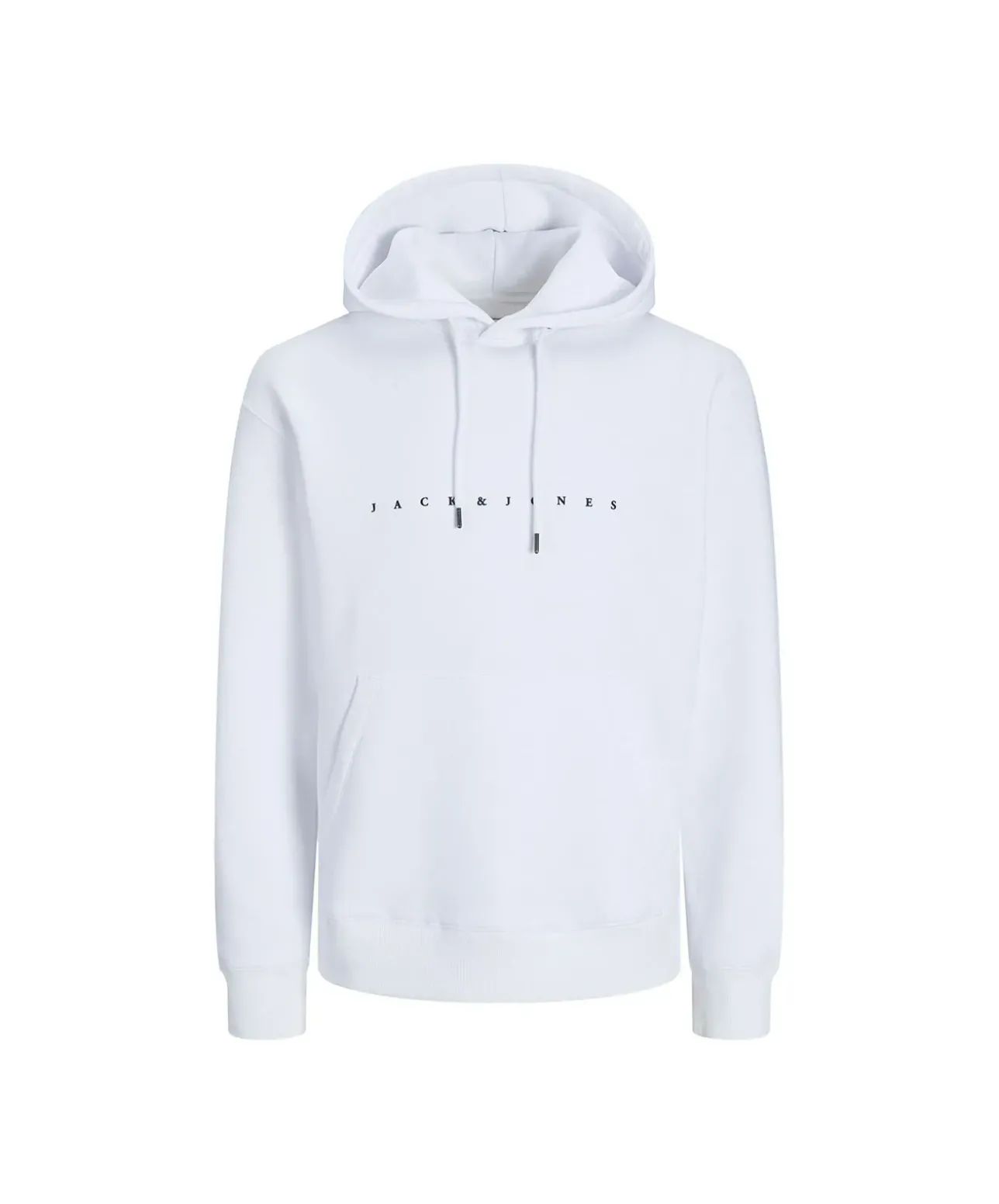 Jack & Jones Kapuzenpullover Star in Weiß mit Kordelzug