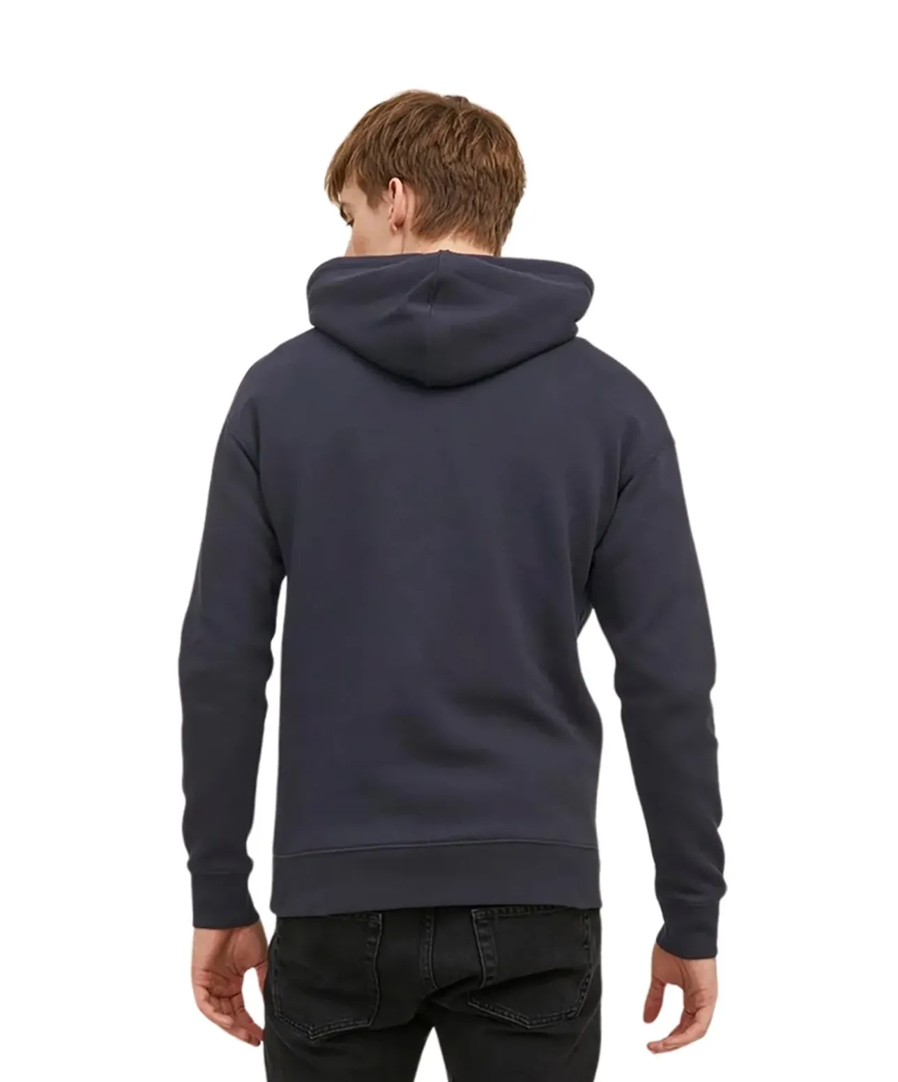 Jack & Jones Kapuzenpullover Star mit Kordeln in Blau