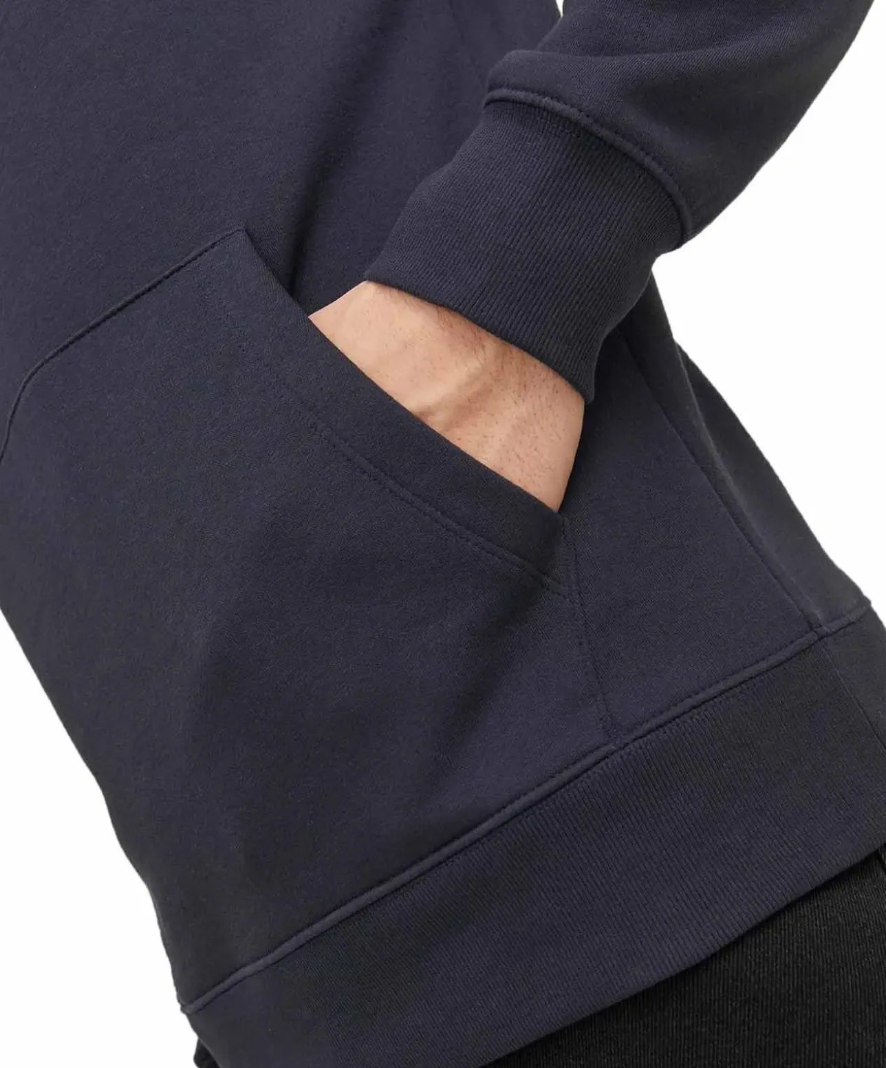 Jack & Jones Kapuzenpullover Star mit Kordeln in Blau