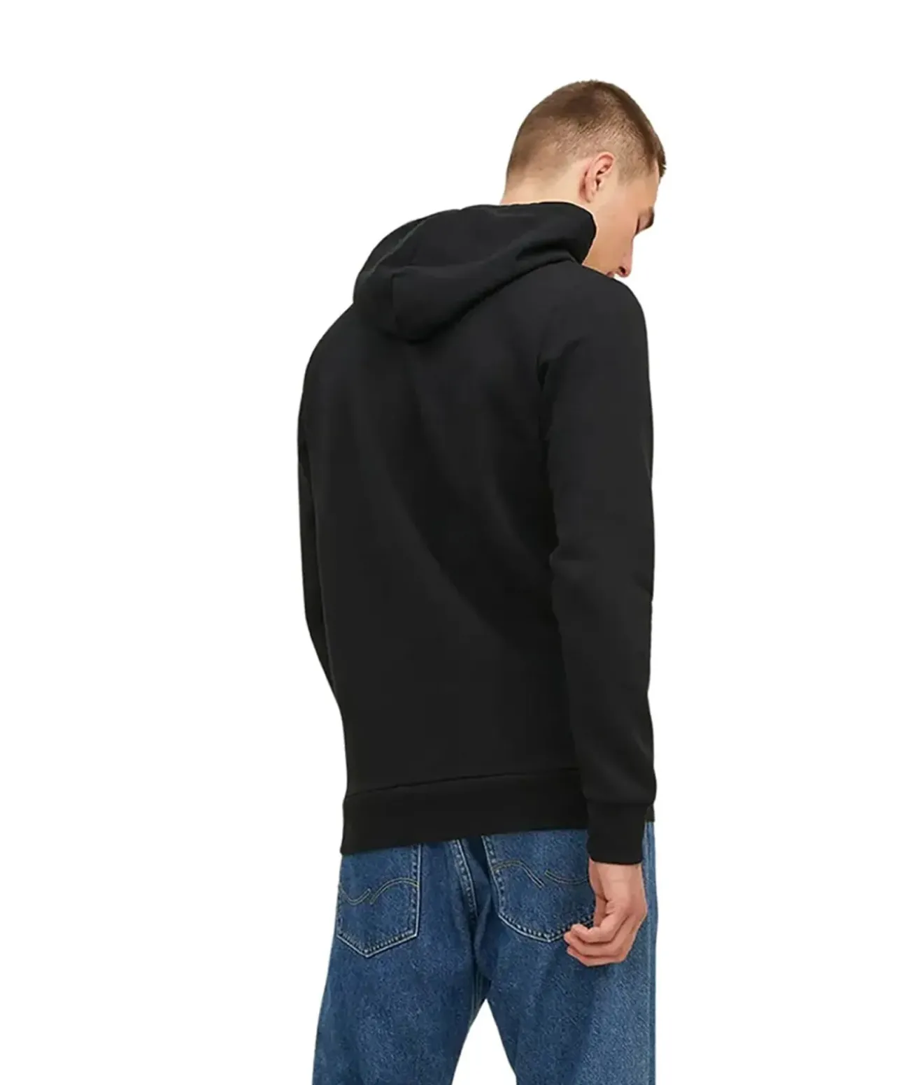 Jack & Jones Kapuzensweatshirt mit Logo in Black