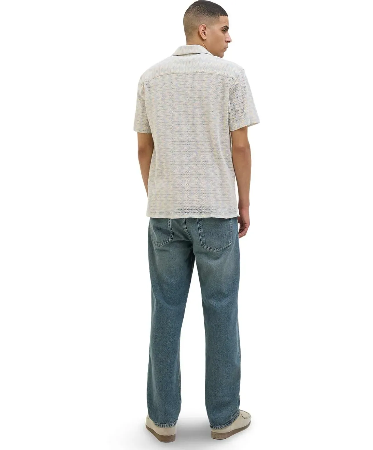 Jack & Jones Kurzarmhemd Luke in Skyway mit Muster