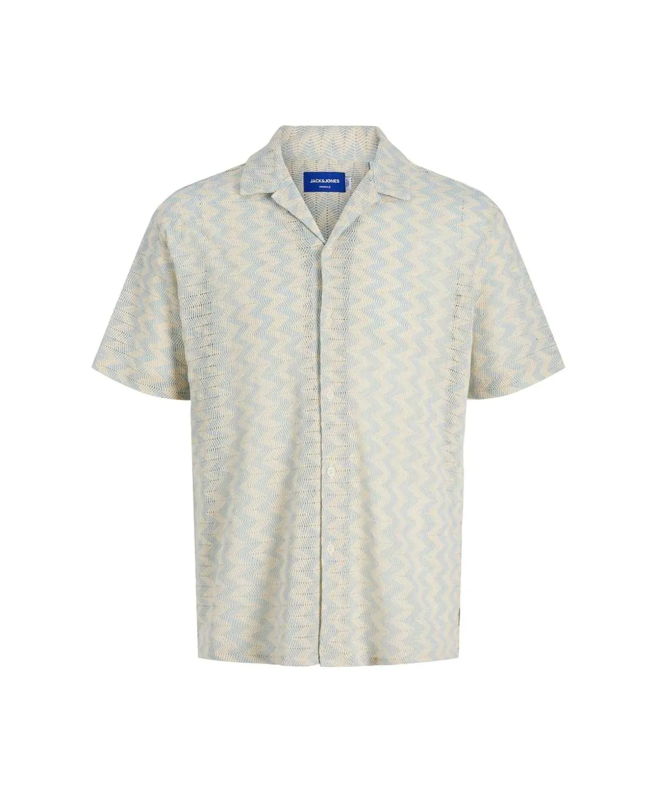 Jack & Jones Kurzarmhemd Luke in Skyway mit Muster