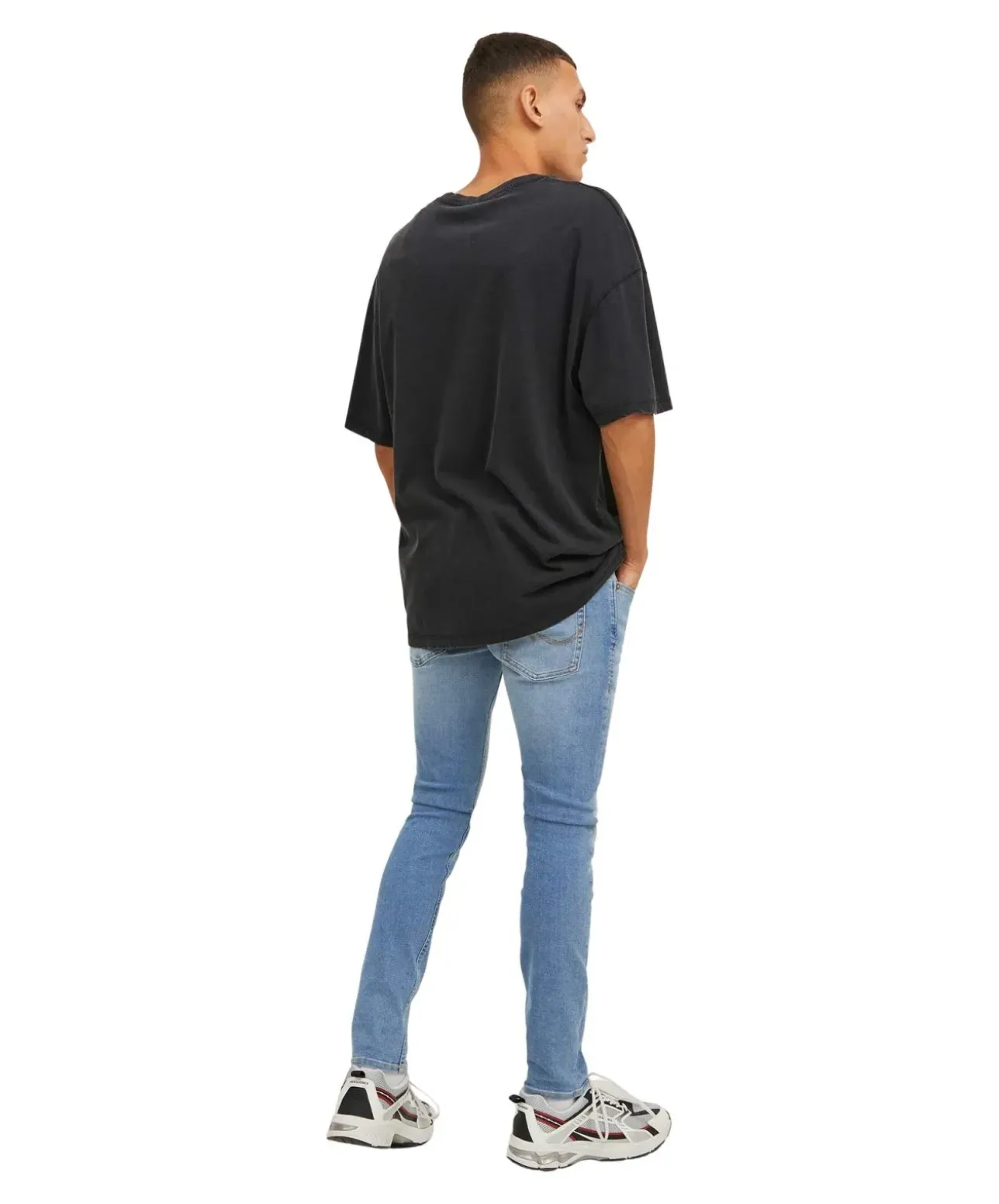 Jack & Jones Liam Jeans in Hellblau mit Skinny Fit