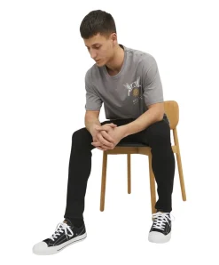 Jack & Jones Liam Skinny Jeans in Schwarz