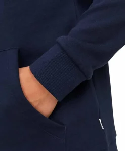 Jack & Jones Logo Sweatshirt mit Kapuze in Navy Blazer