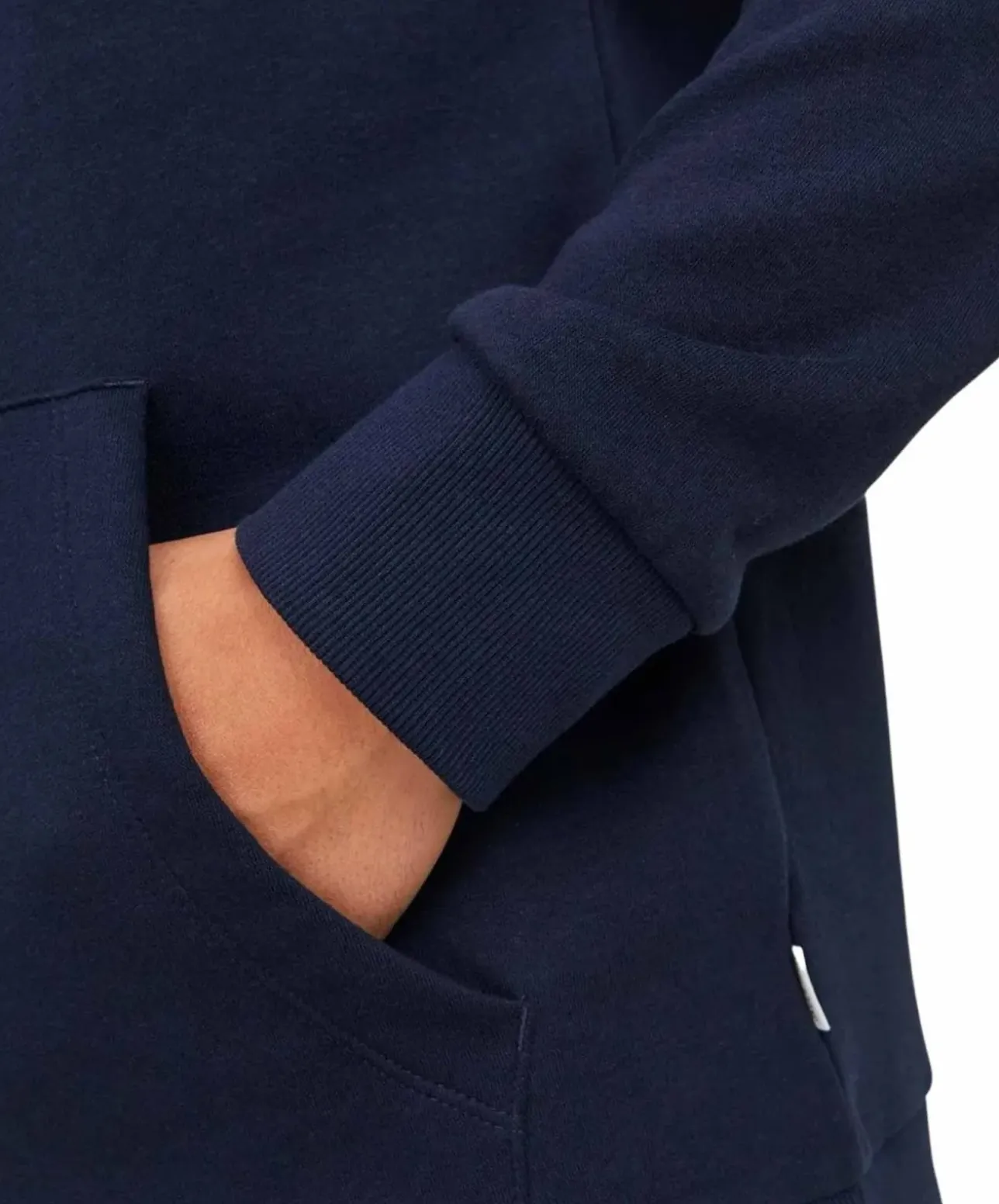 Jack & Jones Logo Sweatshirt mit Kapuze in Navy Blazer