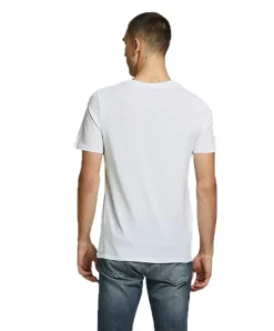 Jack & Jones Logoshirt Corp mit Kurzarm in Weiß