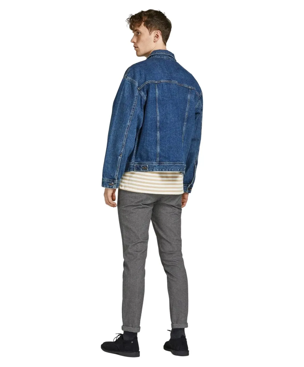 Jack & Jones Marco Chinohose mit Slim Fit in Grau
