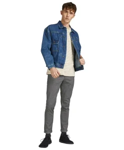Jack & Jones Marco Chinohose mit Slim Fit in Grau