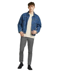 Jack & Jones Marco Chinohose mit Slim Fit in Grau