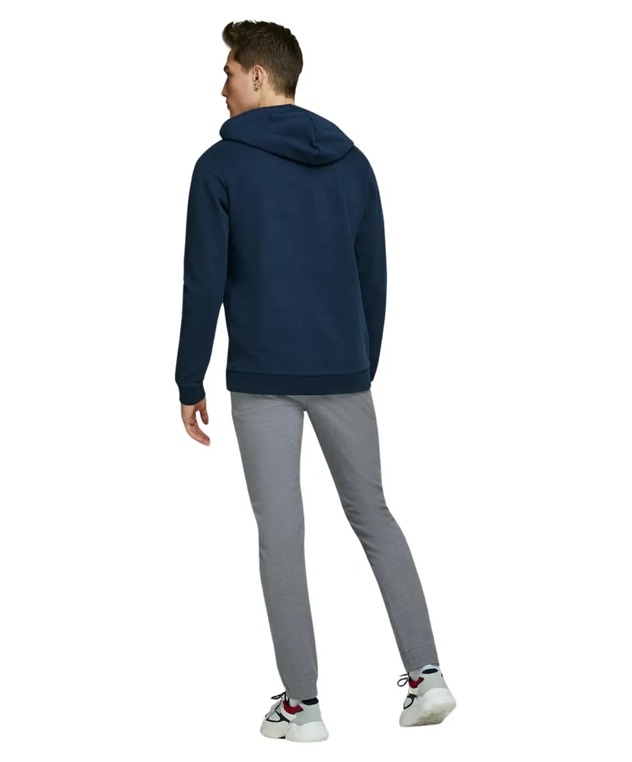Jack & Jones Marco Chinohose mit Slim-fit in Grey Melange