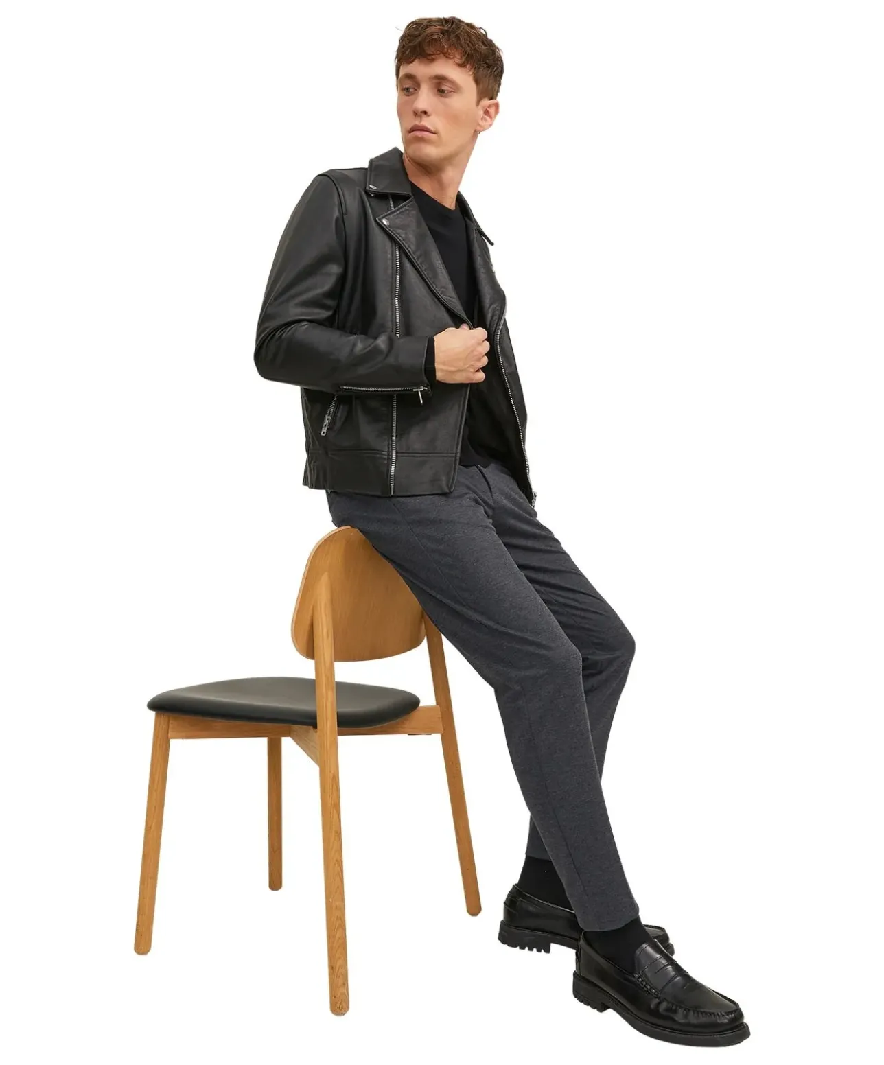 Jack & Jones Marco Cooper Chino in Dunkelgrau