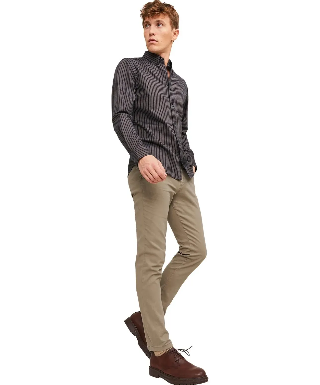 Jack & Jones Marco Hose mit Slim Fit in Beige