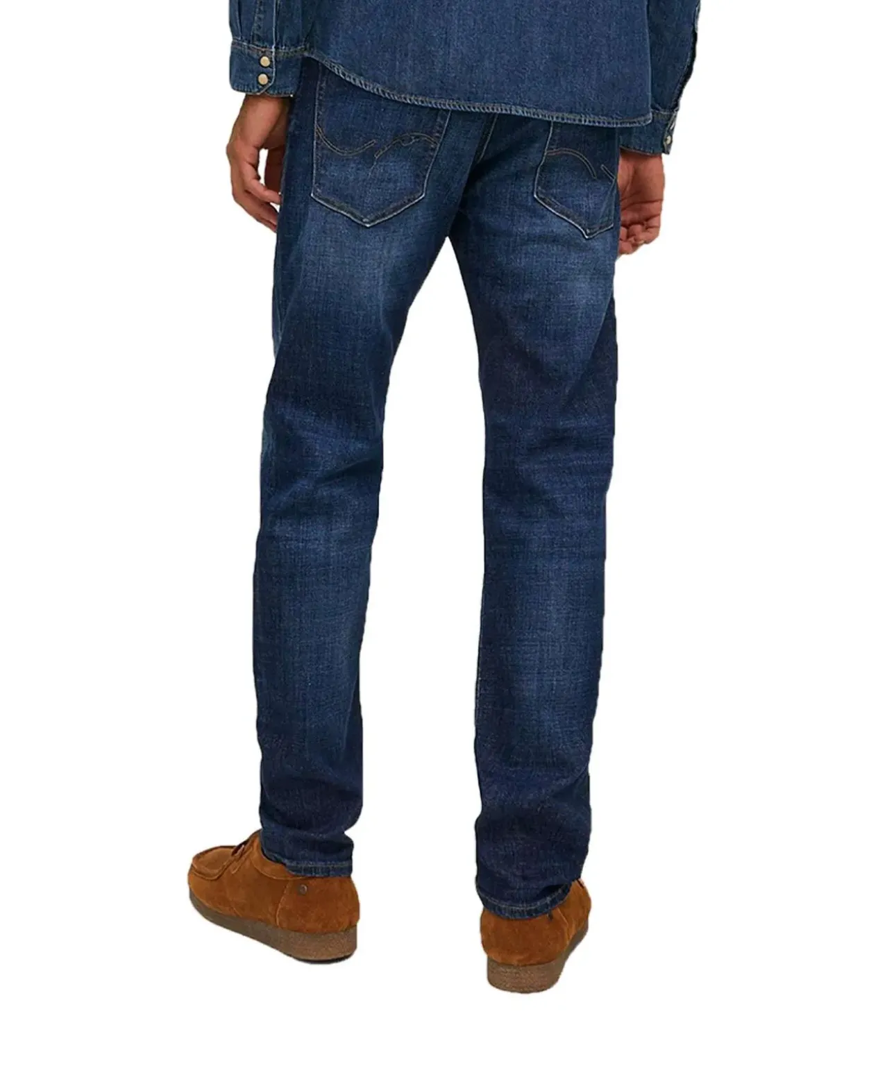 Jack & Jones Mike Jeans Loose Fit in Dunkelblau