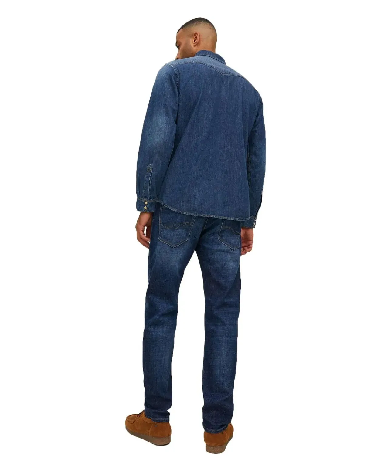 Jack & Jones Mike Jeans Loose Fit in Dunkelblau