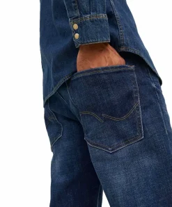 Jack & Jones Mike Jeans Loose Fit in Dunkelblau