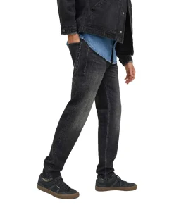 Jack & Jones Mike Jeans Loose Fit in dunkler Used-Optik