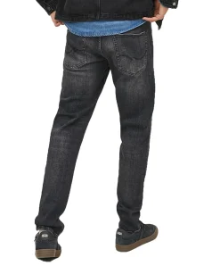 Jack & Jones Mike Jeans Loose Fit in dunkler Used-Optik