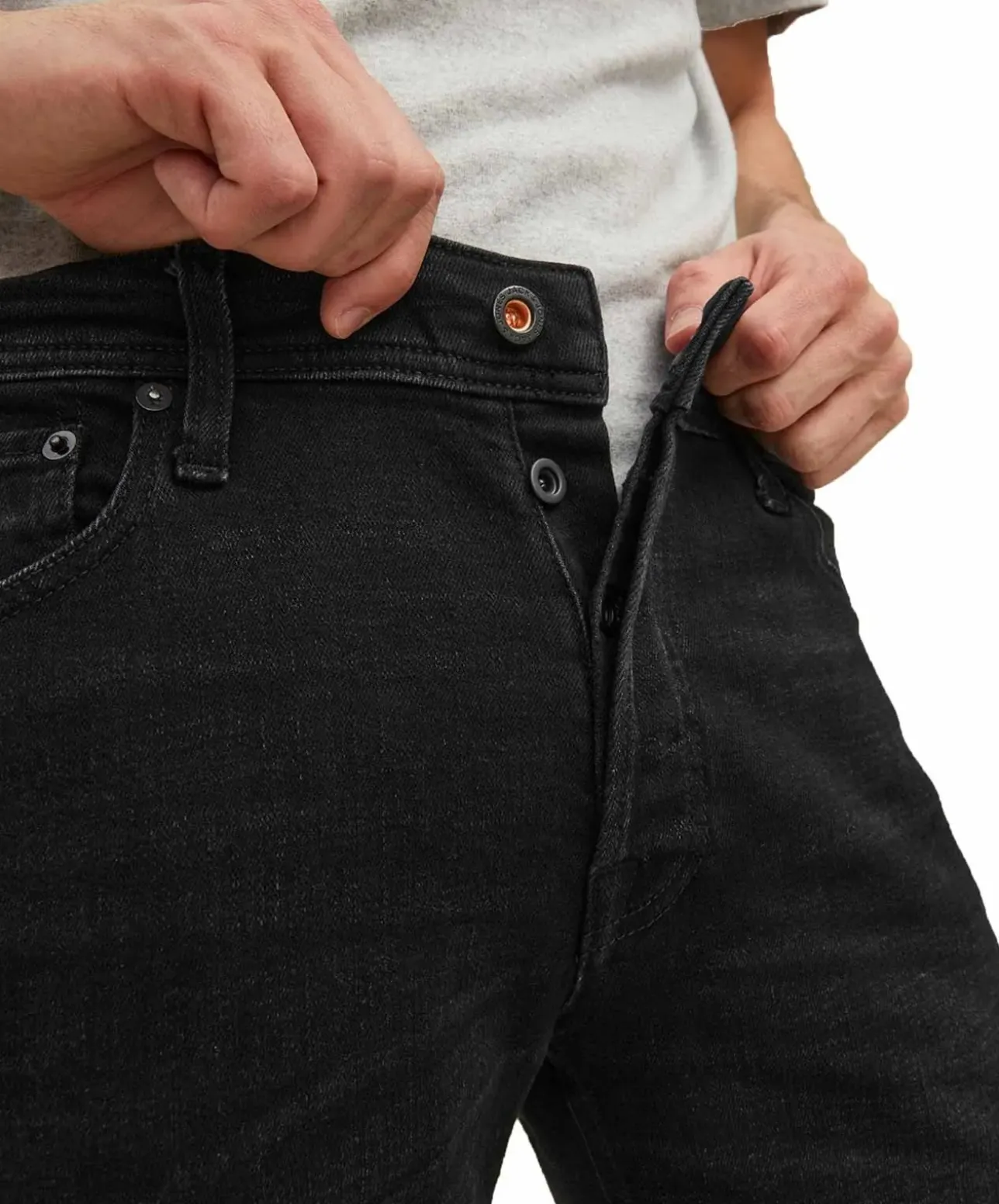 Jack & Jones Mike Jeans Loose Fit in Schwarz
