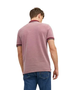 Jack & Jones Polo T-Shirt Bluwin in Hellrot
