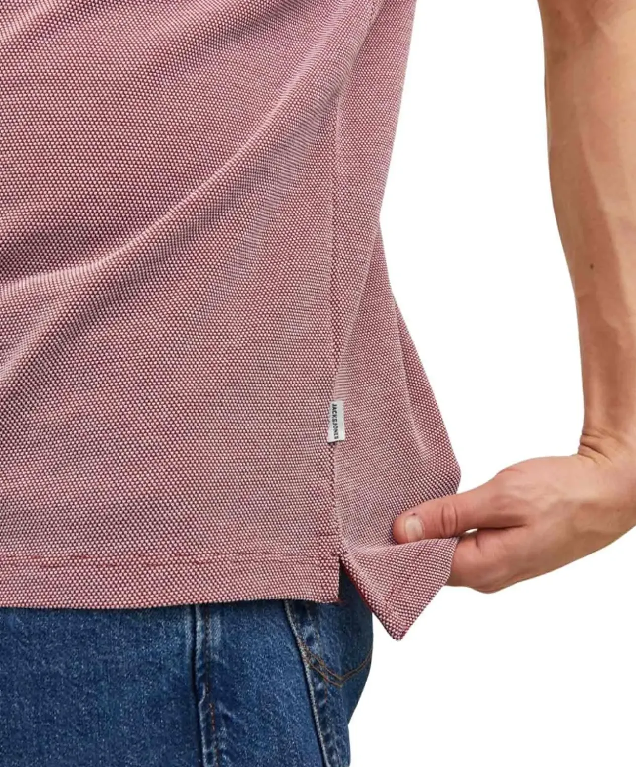 Jack & Jones Polo T-Shirt Bluwin in Hellrot