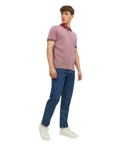 Jack & Jones Polo T-Shirt Bluwin in Hellrot