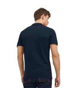 Jack & Jones Poloshirt Basic mit Slim Fit in Dunkelblau