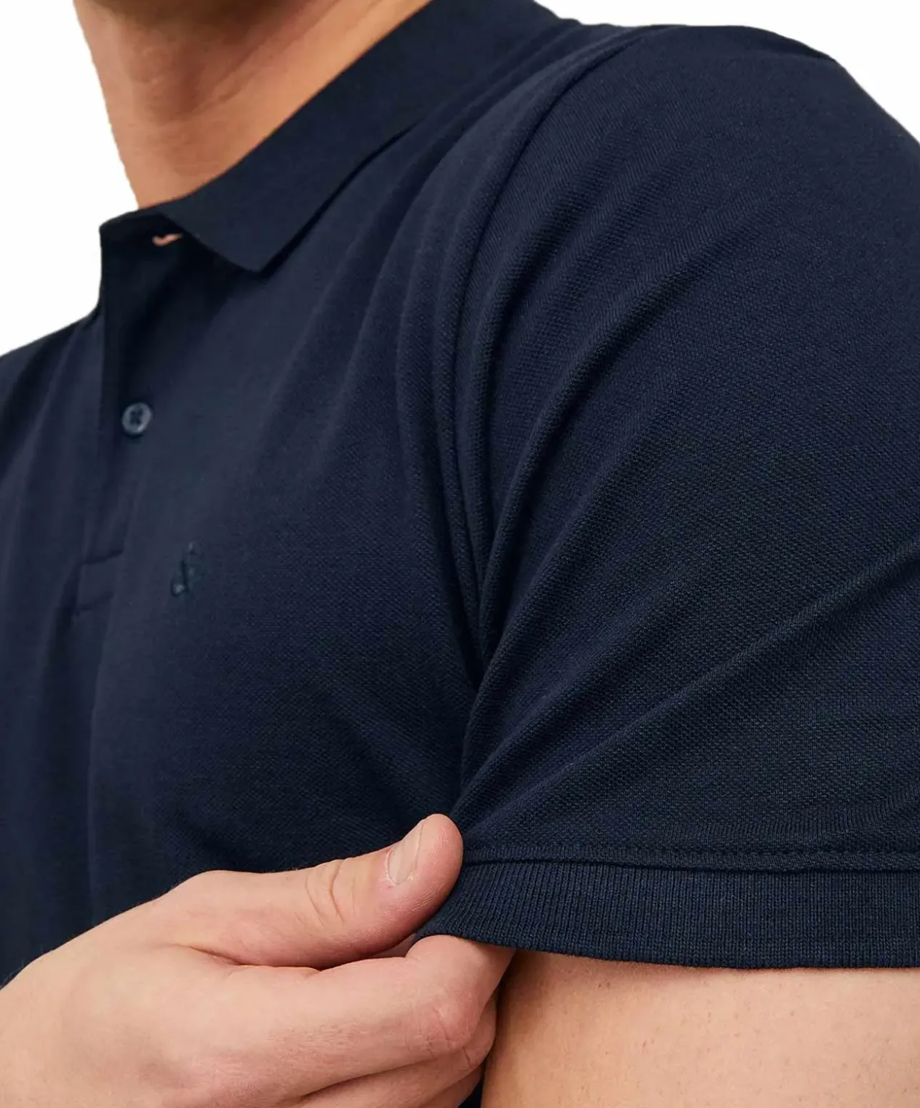 Jack & Jones Poloshirt Basic mit Slim Fit in Dunkelblau