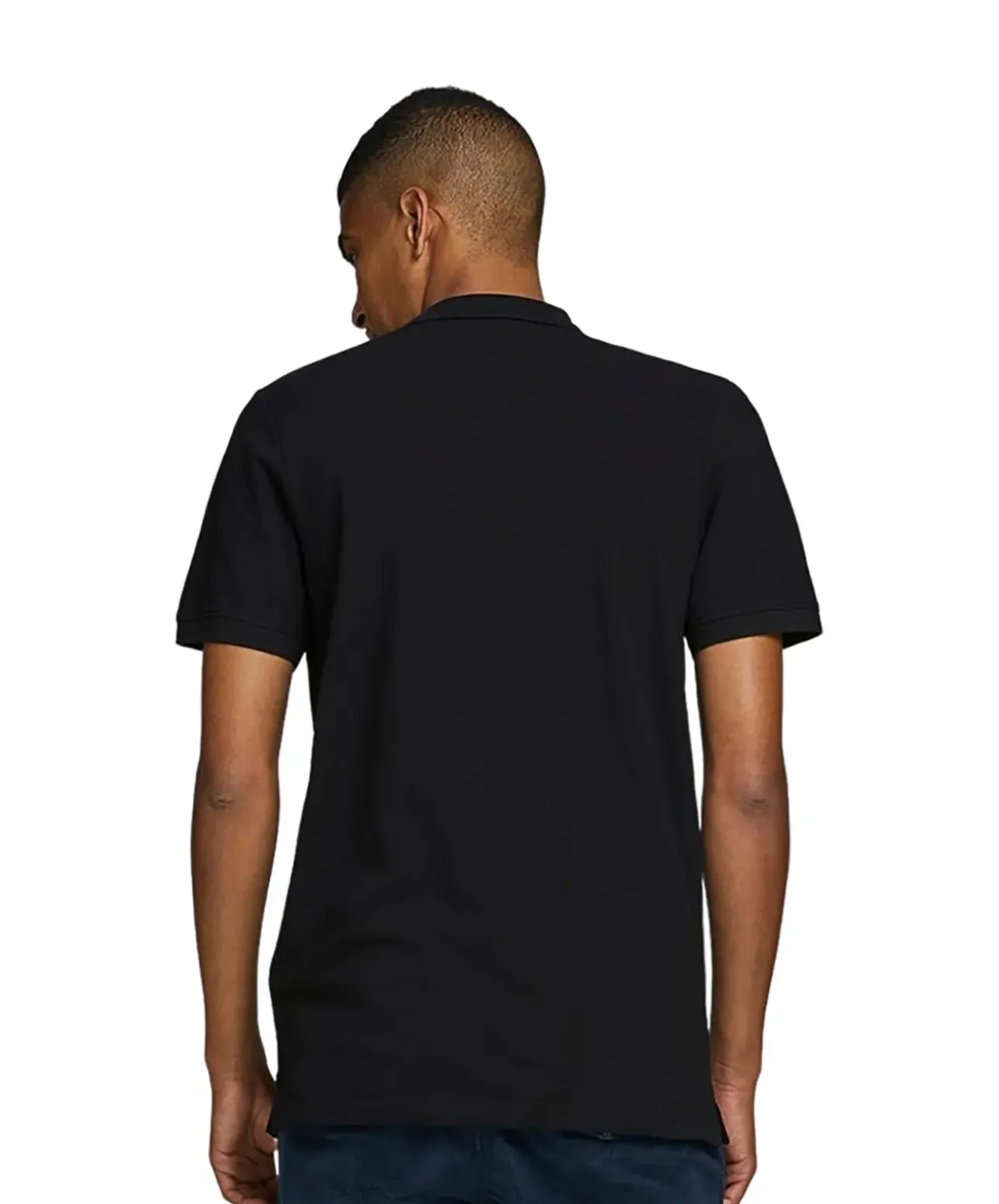 Jack & Jones Poloshirt Basic mit Slim Fit in Schwarz