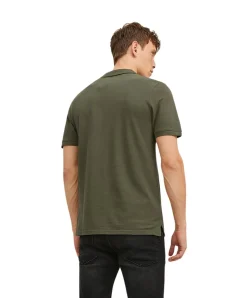 Jack & Jones Poloshirt Basic mit Slim Fit in Oliv