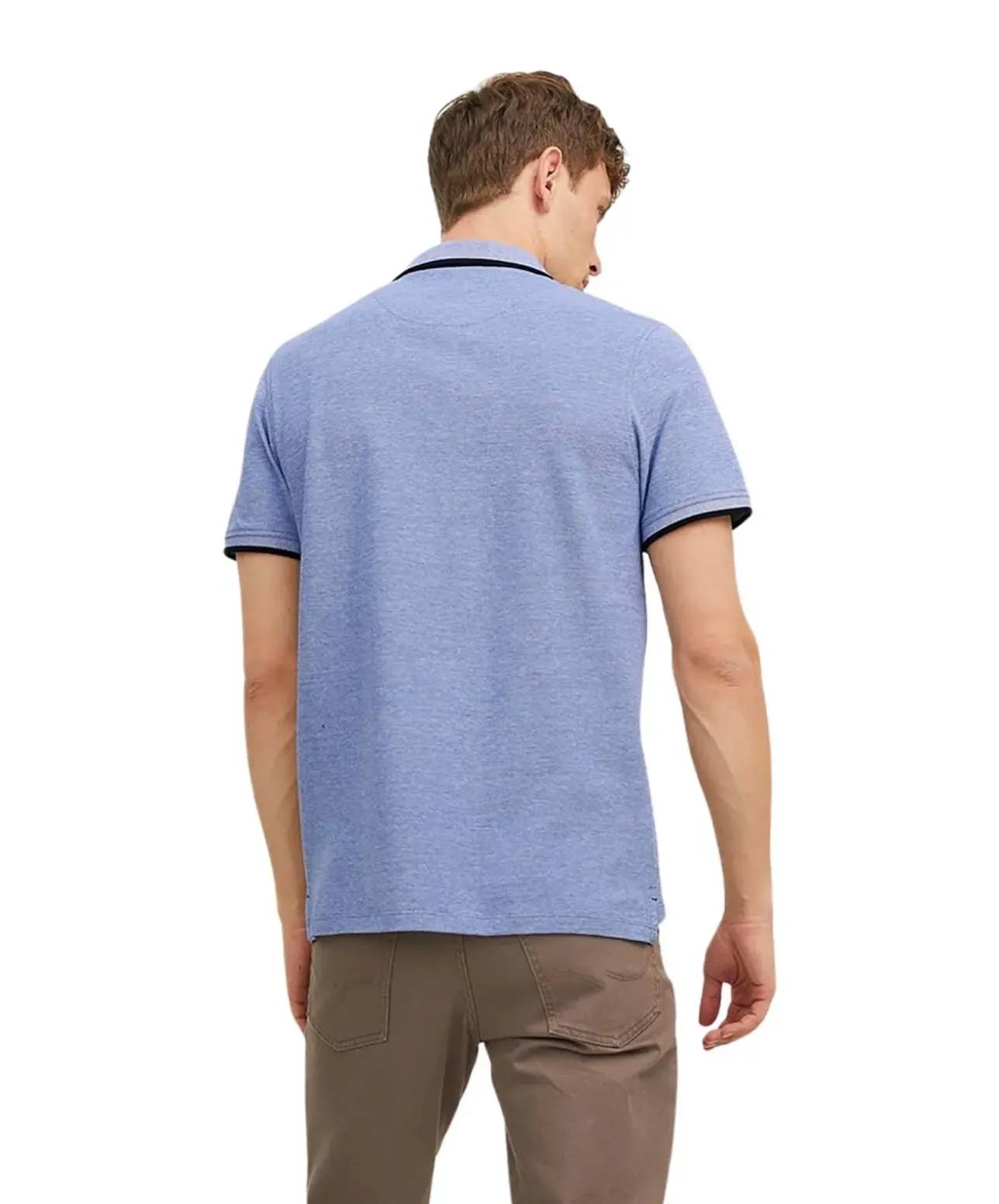 Jack & Jones Poloshirt Epaulos in Kobaltblau
