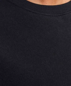 Jack & Jones Pullover aus Sweat-Material in Schwarz