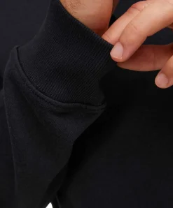 Jack & Jones Pullover aus Sweat-Material in Schwarz