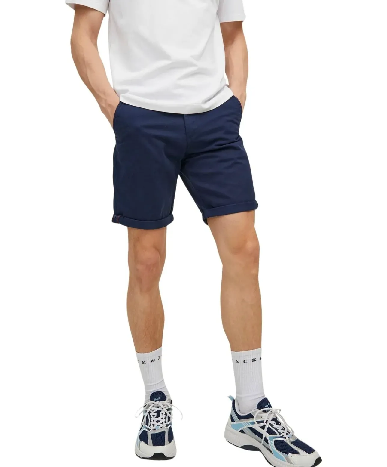 Jack & Jones Shorts Bowie mit Chino Style in Marineblau